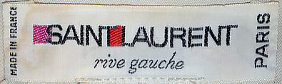 Jacket, Yves Saint Laurent (French, founded 1961), cotton, French