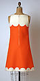 Dress, André Courrèges (French, Pau 1923–2016 Neuilly-sur-Seine), wool, French