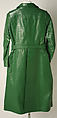 Coat, André Courrèges (French, Pau 1923–2016 Neuilly-sur-Seine), cotton, plastic (polyurethane), acrylic, French