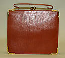 Purse, Koret, leather, metal, plastic, American