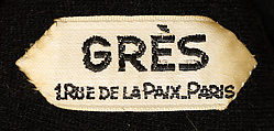 Ensemble, Madame Grès (Germaine Émilie Krebs) (French, Paris 1903–1993 Var region), wool, French