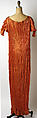 Ensemble, Fortuny (Italian, founded 1906), cotton, silk, glass, Italian
