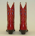 Cowboy boots, leather, American