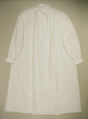 Nightshirt, flax, cotton, shell, British