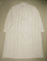 Nightshirt, flax, cotton, shell, British