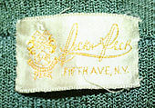 Suit, silk, American or European