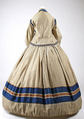 Ensemble, wool, cotton, silk, wood, British