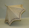 Ensemble, wool, cotton, silk, wood, British