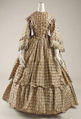 Ensemble, silk, probably British