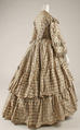 Ensemble, silk, probably British