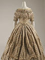 Ensemble, silk, probably British