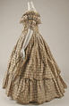 Ensemble, silk, probably British