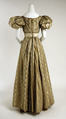 Ball gown, silk, British