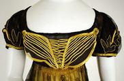 Dress, silk, British