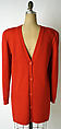 Evening ensemble, Bill Blass Ltd. (American, founded 1970), (a) wool
(b) silk
(c, d)leather
(e, f) silk, leather
(h, i) plastic, glass, American