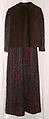 Ensemble, Yves Saint Laurent (French, founded 1961), wool, silk, leather, French