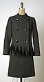 Suit, Pierre Cardin (French (born Italy), San Biagio di Callalta 1922–2020 Neuilly), wool, silk, French
