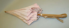 Parasol, silk, wood, metal, European