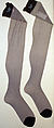 Stockings, nylon, polyester, probably American