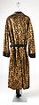 Dressing gown, A. Sulka &amp; Company (French, 1893–2002), silk, British