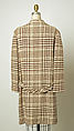 Coatdress, B. H. Wragge (American, 1931–1971), wool, synthetic fiber, American