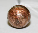 Hatpin, metal, glass, American or European