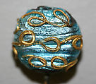 Hatpin, metal, glass, American or European