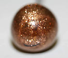 Hatpin, metal, glass, American or European