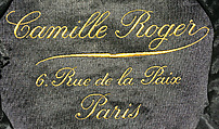 Hat, silk, feather, straw, French