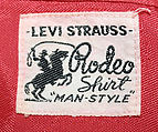 Blouse, Levi-Strauss and Company (American, founded ca. 1853), synthetic fiber, American