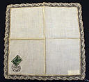 Handkerchief, linen, French