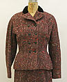 Suit, House of Lanvin (French, founded 1889), wool, silk, French