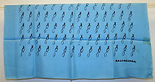Scarf, House of Balenciaga French, silk, French