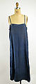 Dress, silk, probably French