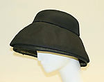 Hat, House of Balenciaga (French, founded 1937), silk, synthetic fiber, plastic, French