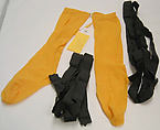 Socks, Rudi Gernreich  American, born Austria, nylon, elastic, American