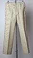 Trousers, polyester, wool, French