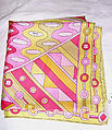 Scarf, Emilio Pucci (Italian, Florence 1914–1992), silk, Italian