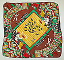 Neckerchief, silk, American