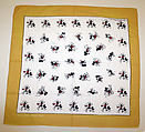 Scarf, cotton, American