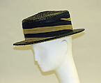 Ensemble, Nardi, Inc., (a, b) wool, silk, metal
(c) straw, silk, American