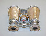 Opera glasses, metal, glass, shell, French