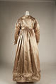 Pelisse, silk, linen, British