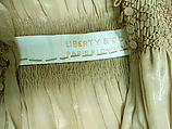 Dress, Liberty &amp; Co. (British, founded London, 1875), silk, linen, cotton, British