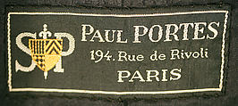Wedding ensemble, (a, b) Paul Portes, Paris (French), (a, b) wool; (c, d, g, i–k) cotton; (e, f, l, m) silk; (h) leather; (n) beaver, French