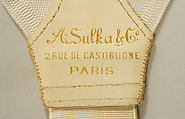 Wedding ensemble, (a, b) Paul Portes, Paris (French), (a, b) wool; (c, d, g, i–k) cotton; (e, f, l, m) silk; (h) leather; (n) beaver, French