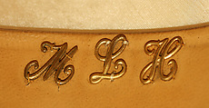 Wedding ensemble, (a, b) Paul Portes, Paris (French), (a, b) wool; (c, d, g, i–k) cotton; (e, f, l, m) silk; (h) leather; (n) beaver, French