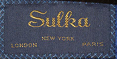 Dressing gown, A. Sulka &amp; Company (French, 1893–2002), silk, American
