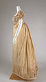 Dress, silk, British
