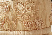 Dress, silk, British